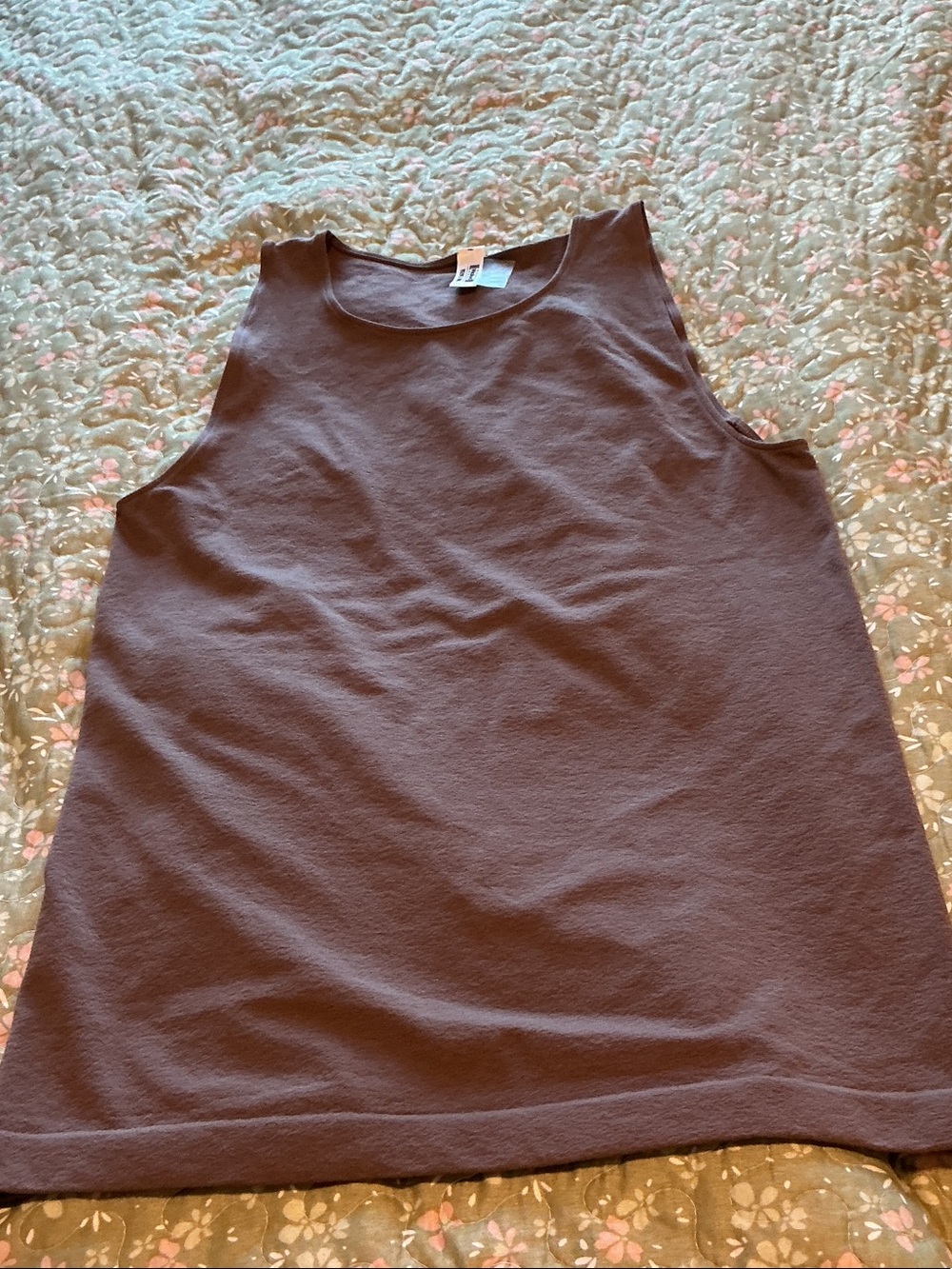 Wolford Everyday Sleeveless Tank Top - Chocolate Milk Brown M